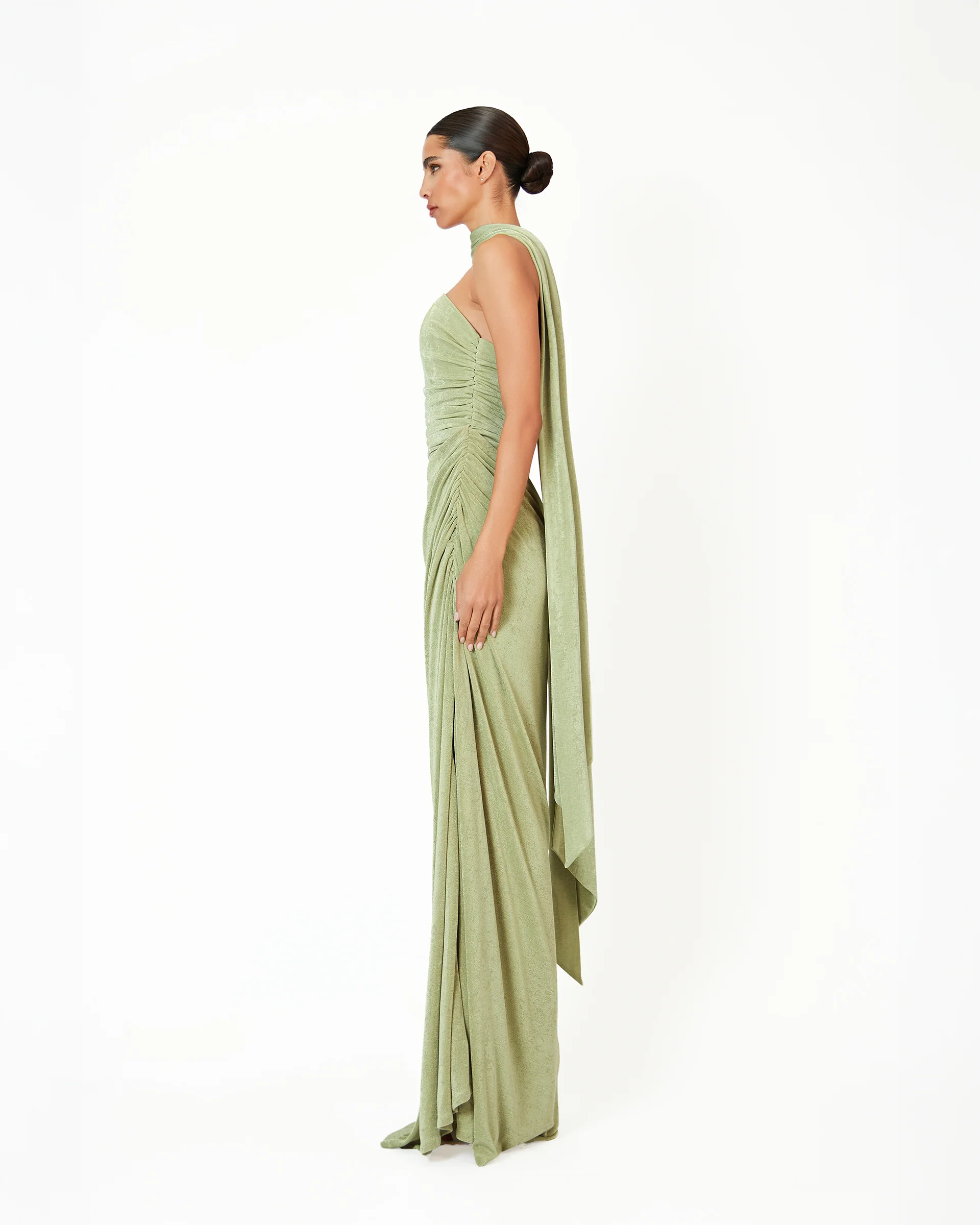 Kahlia Dress - Sage Green - Image 3