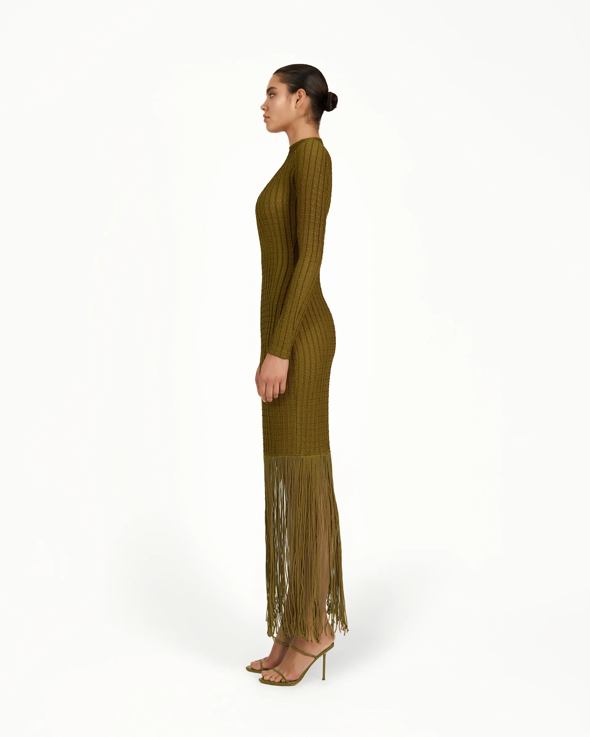 Kahra Dress - Khaki - Image 3