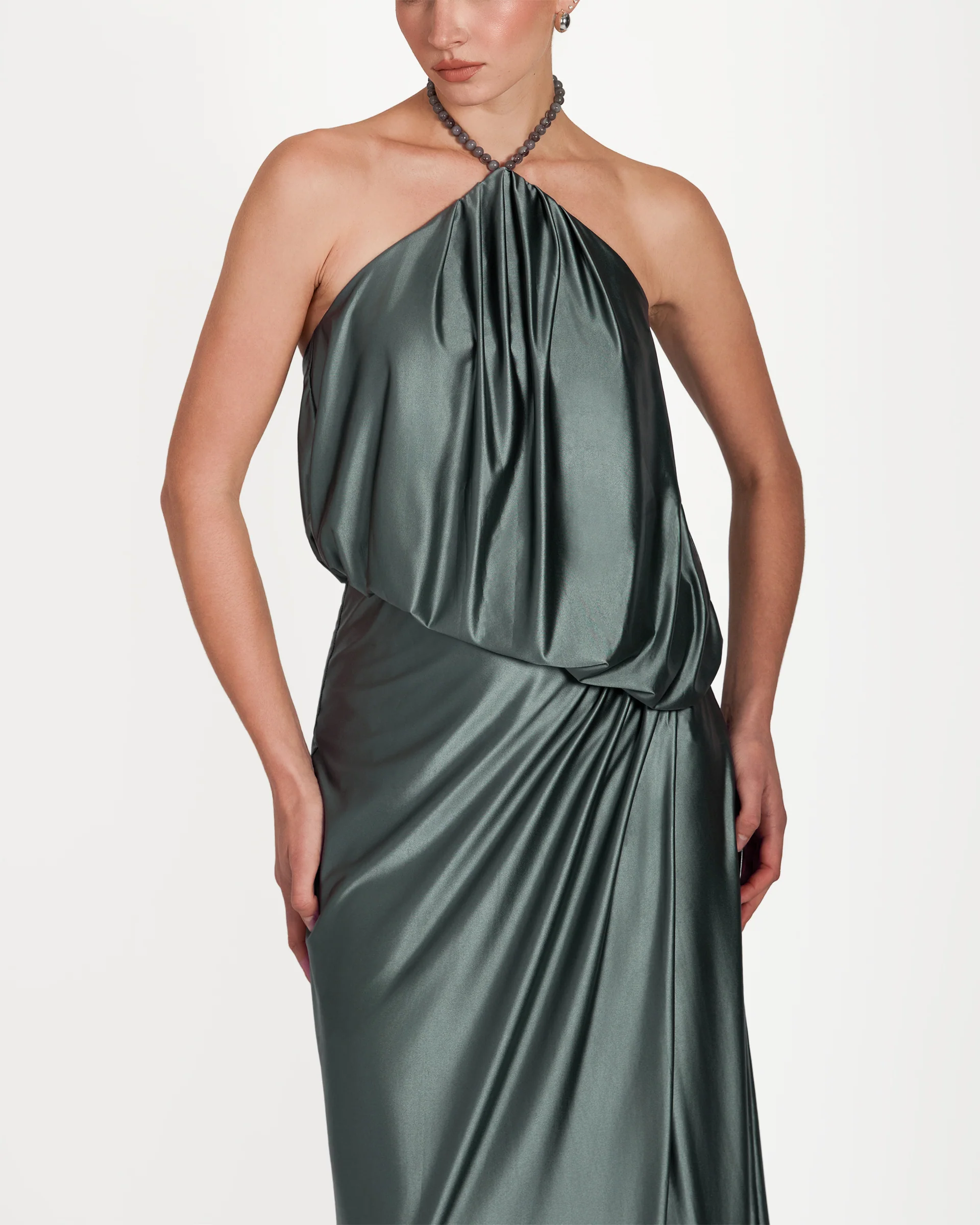 Kaira Dress - Jade Blue - Image 5
