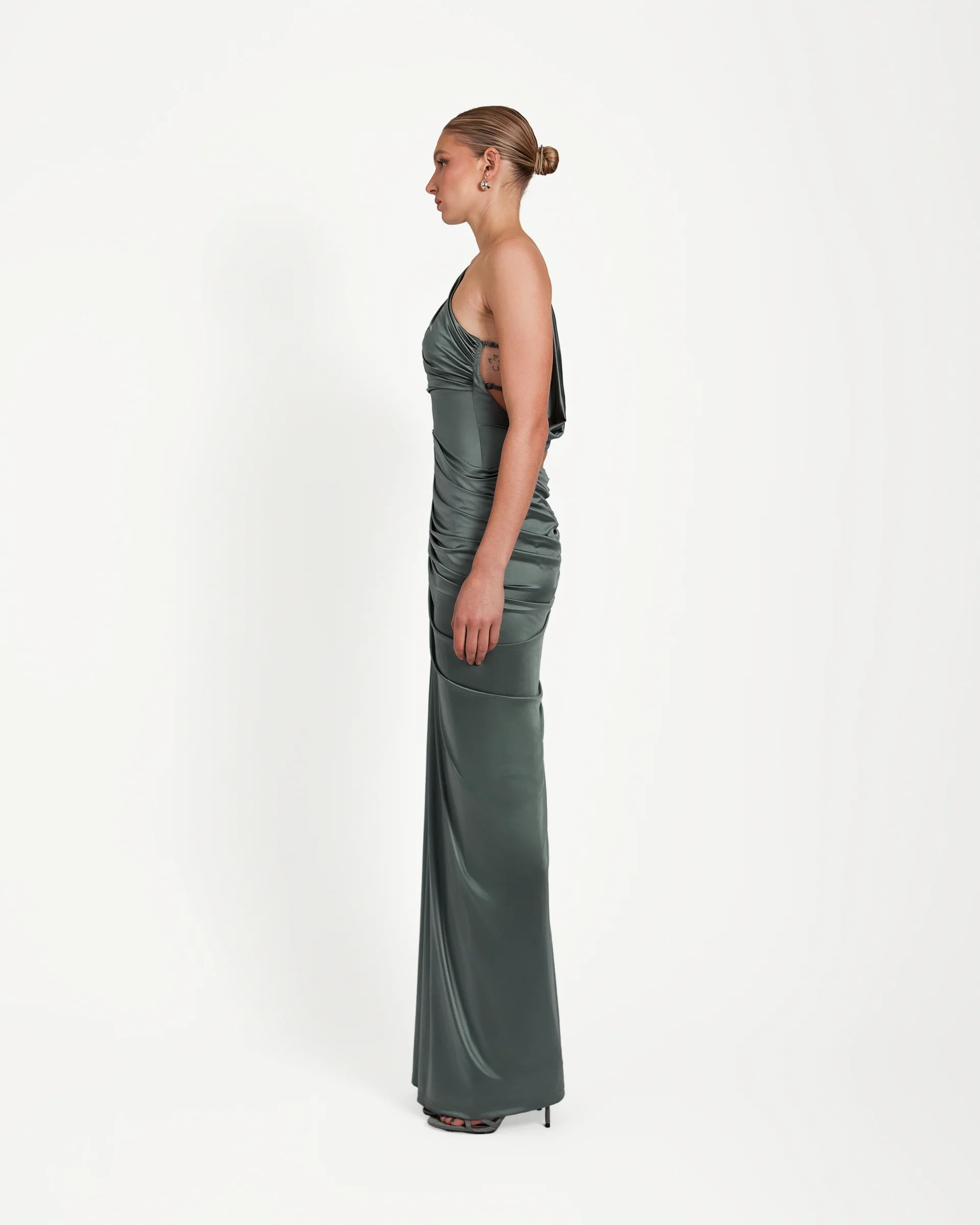 Kaleena Dress - Jade Blue - Image 3