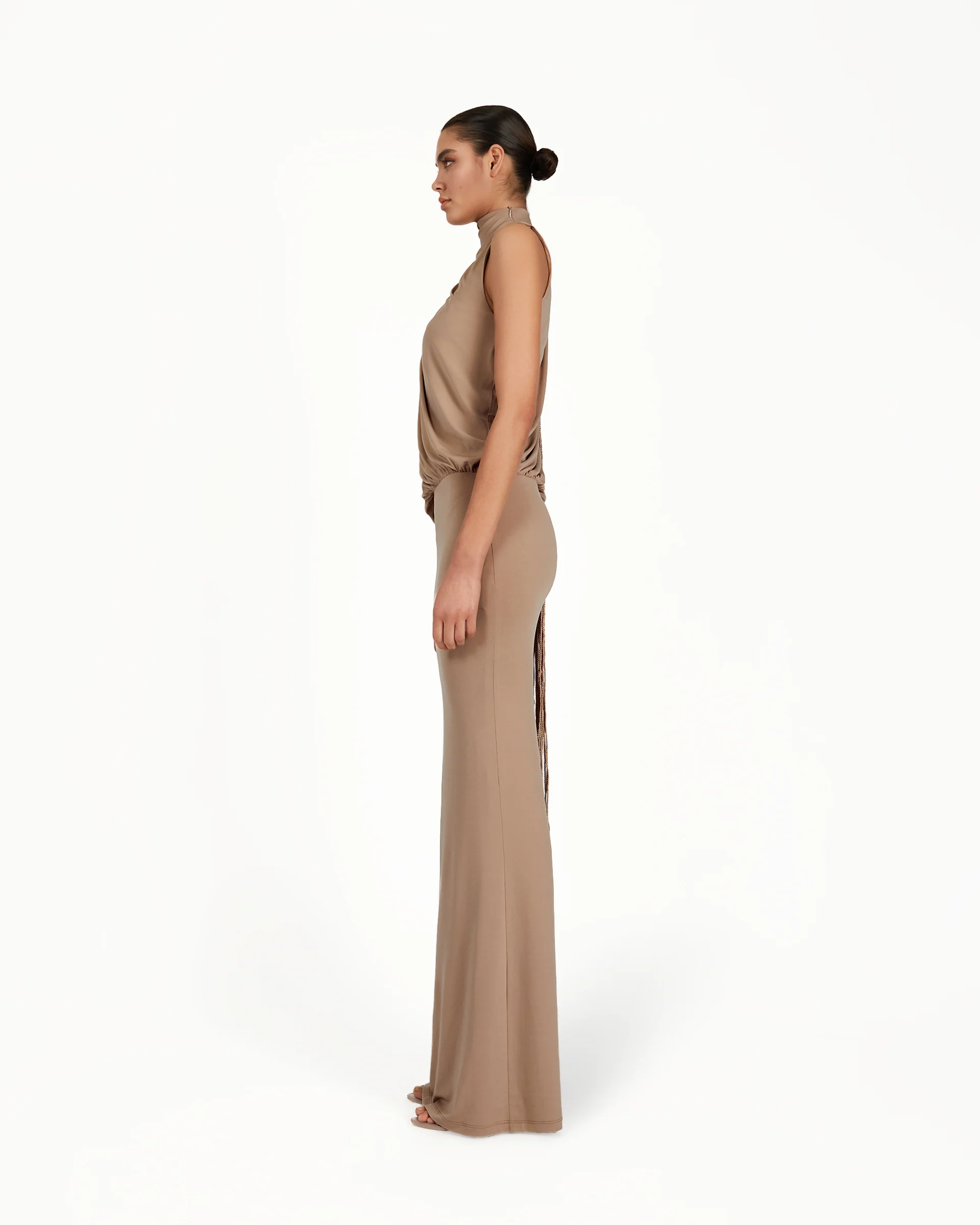 Kanim Dress - Taupe - Image 3