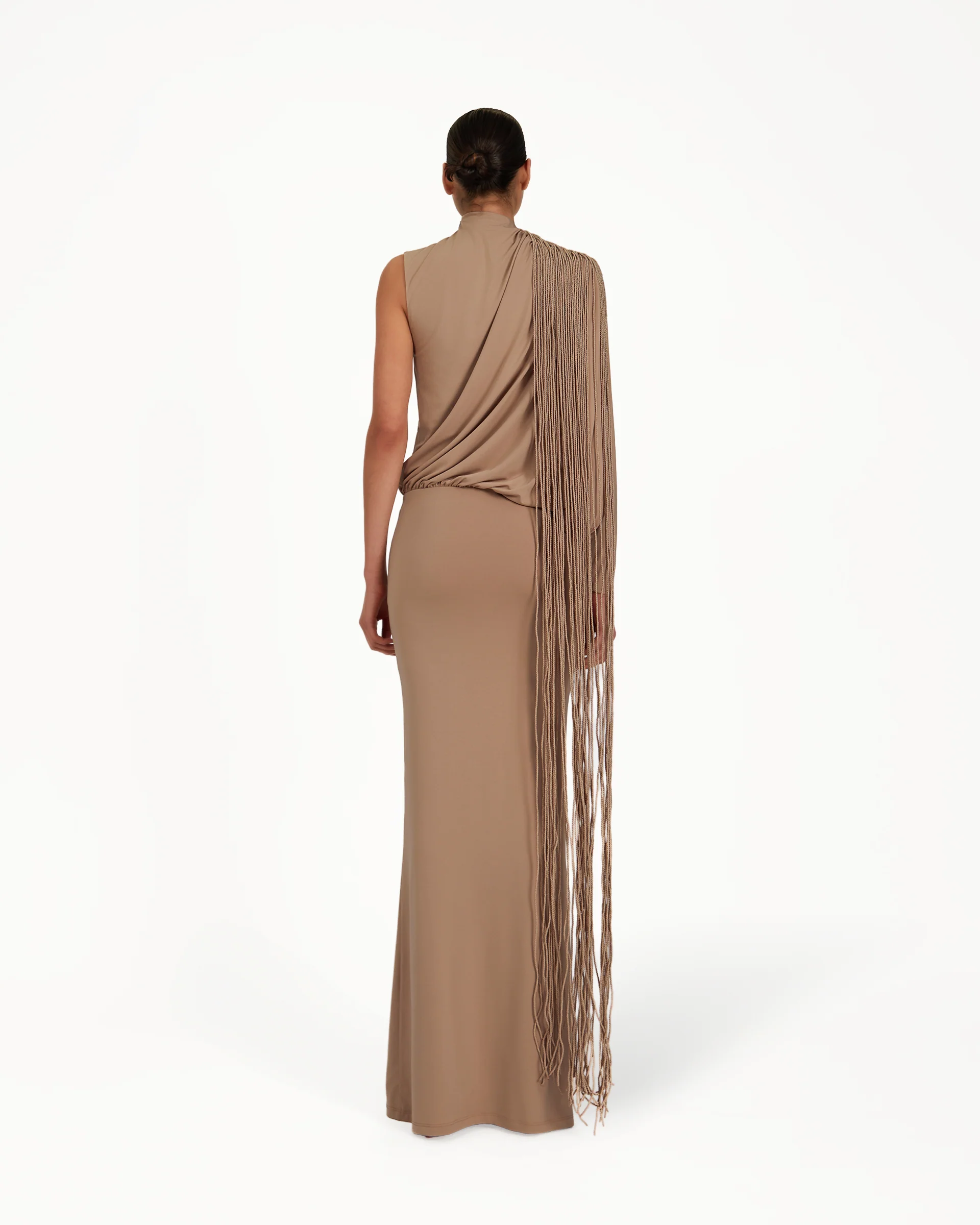 Kanim Dress - Taupe - Image 4