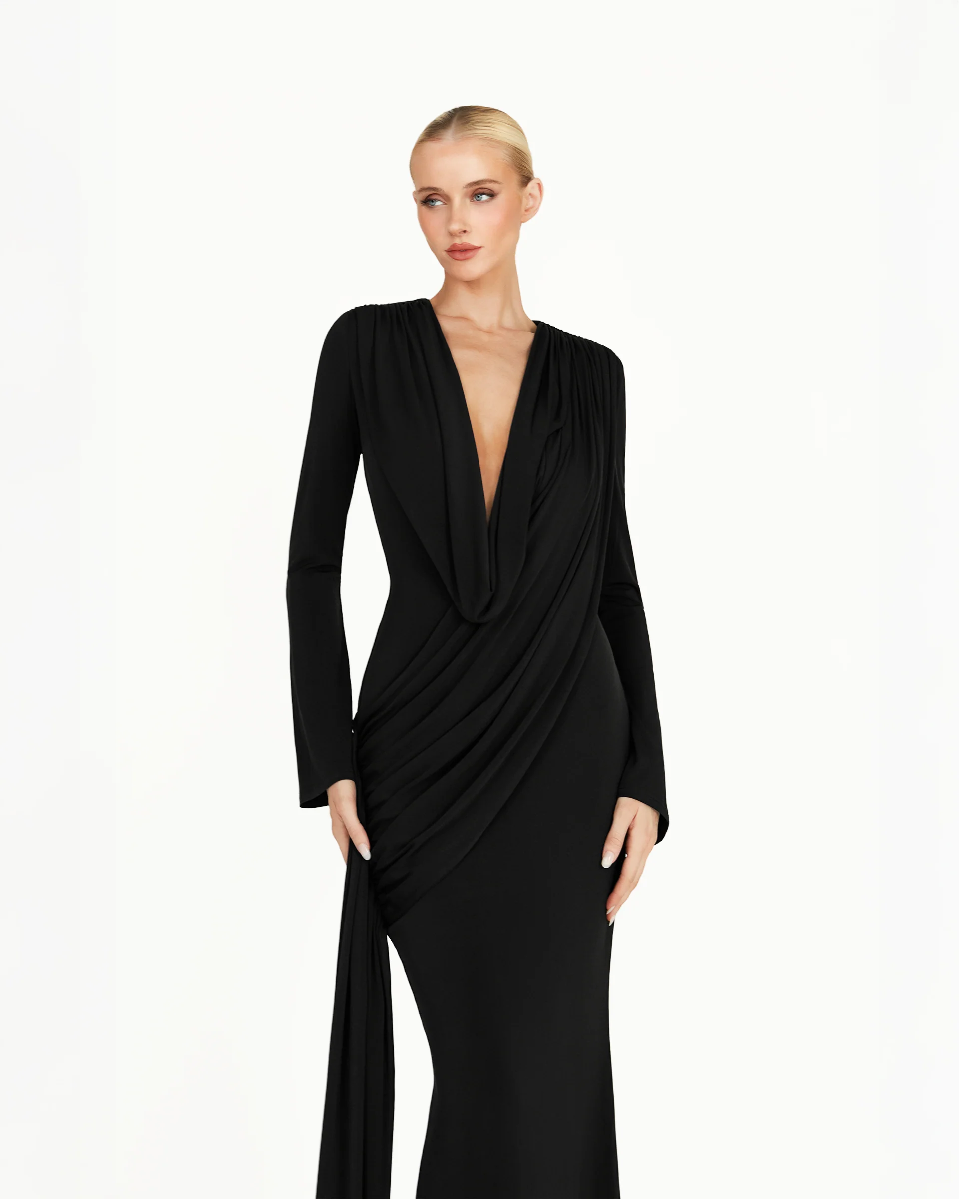 Kaori Dress - Black - Image 5