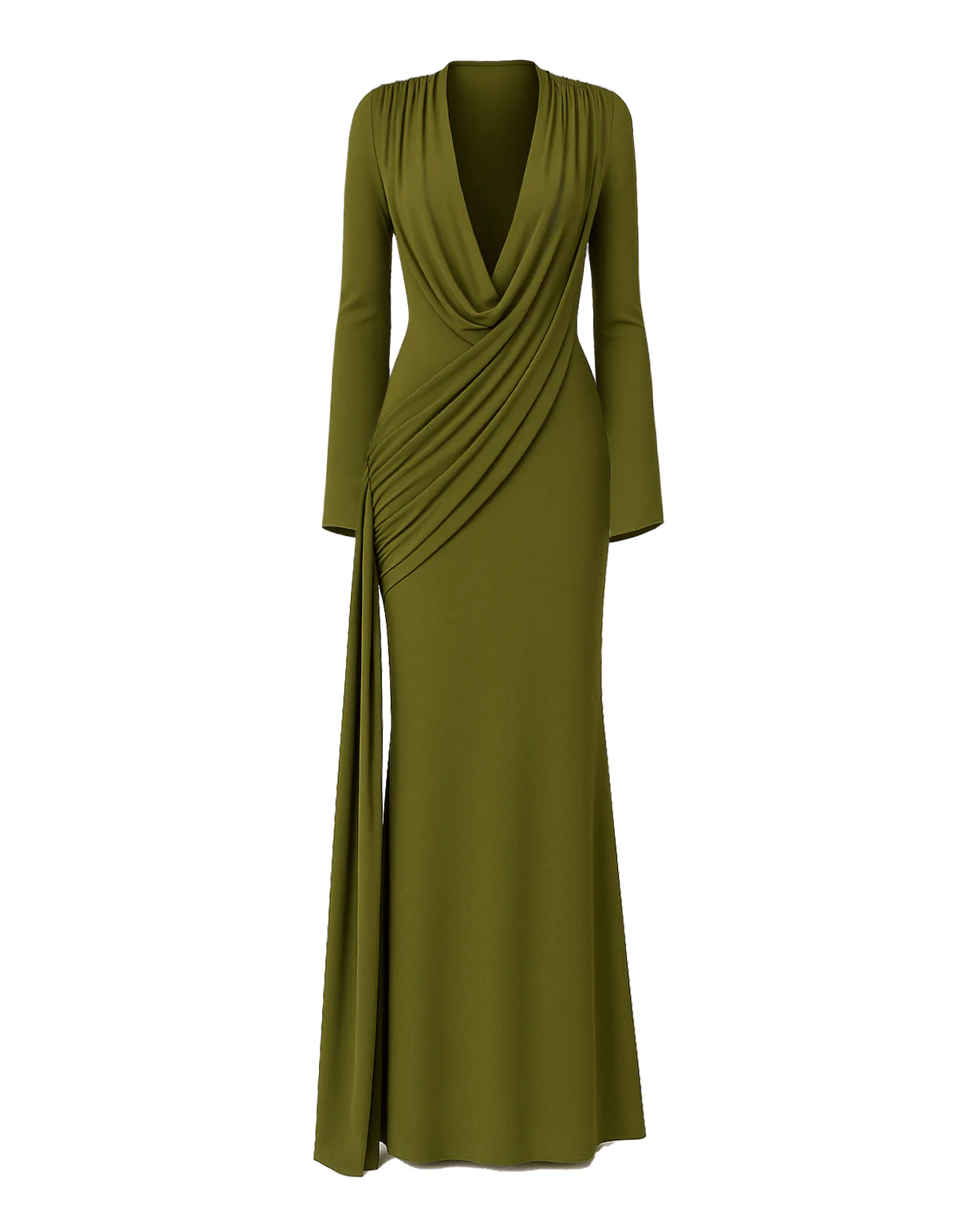 Kaori Dress - Khaki - Image 9