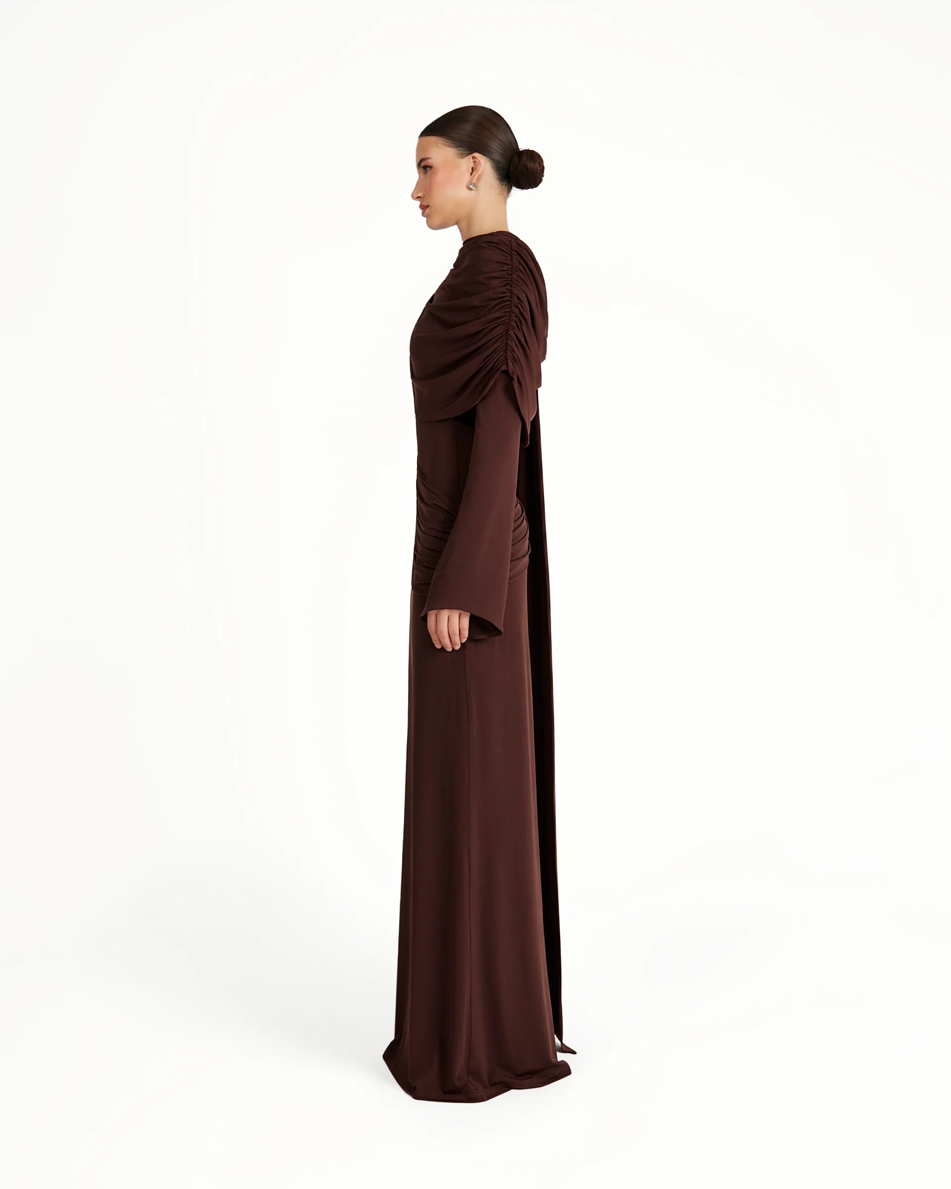 Karelia Dress - Brown - Image 3