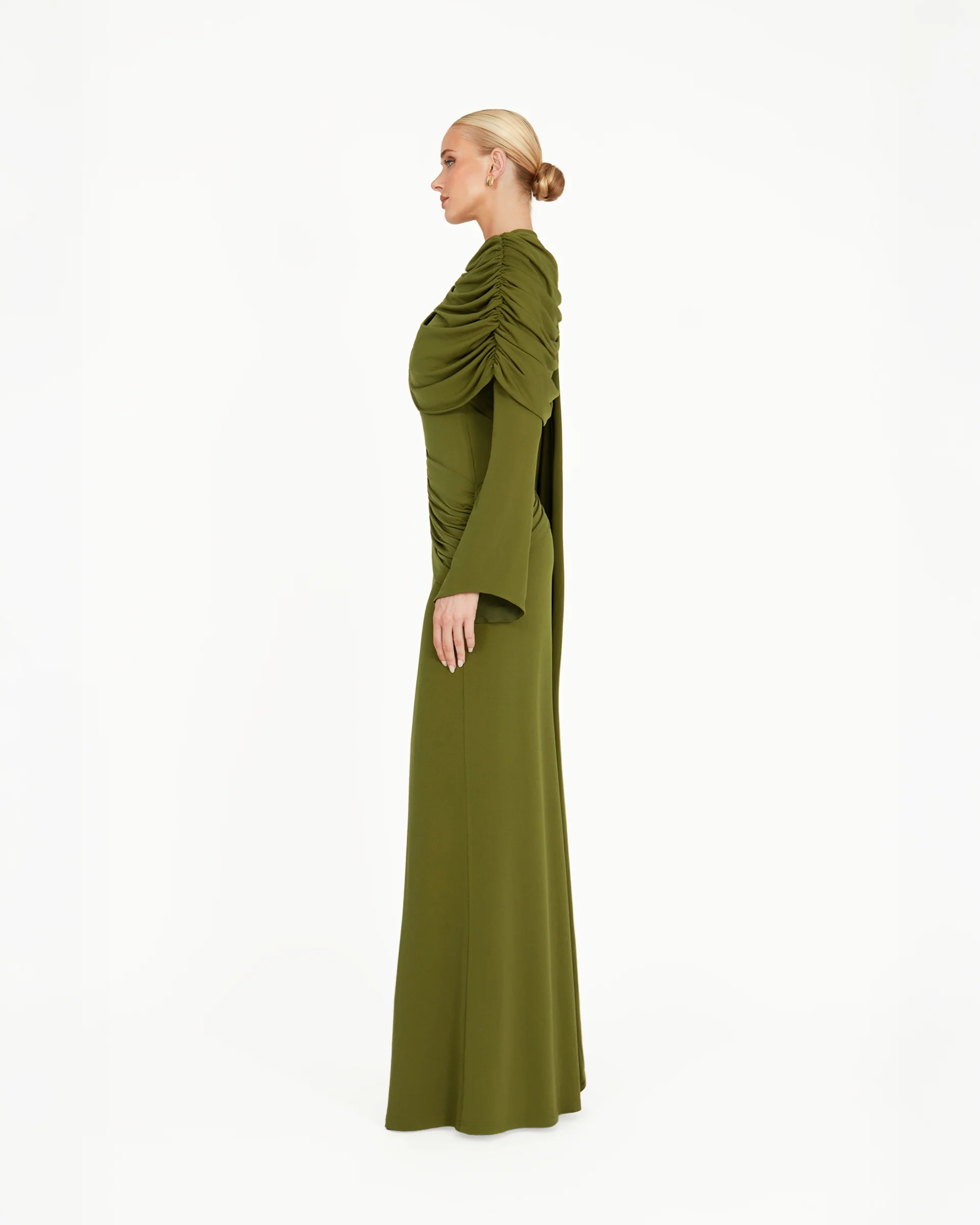 Karelia Dress - Khaki - Image 3