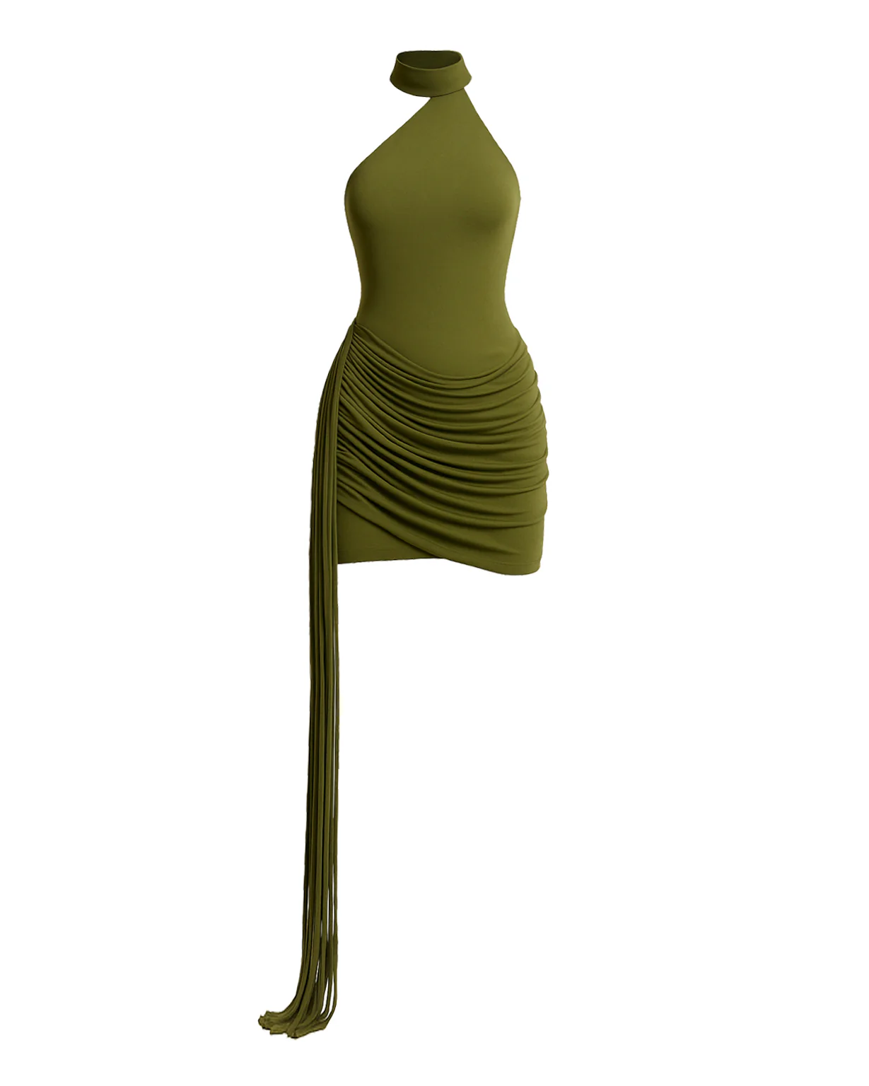 Karelle Mini Dress - Khaki - Image 7