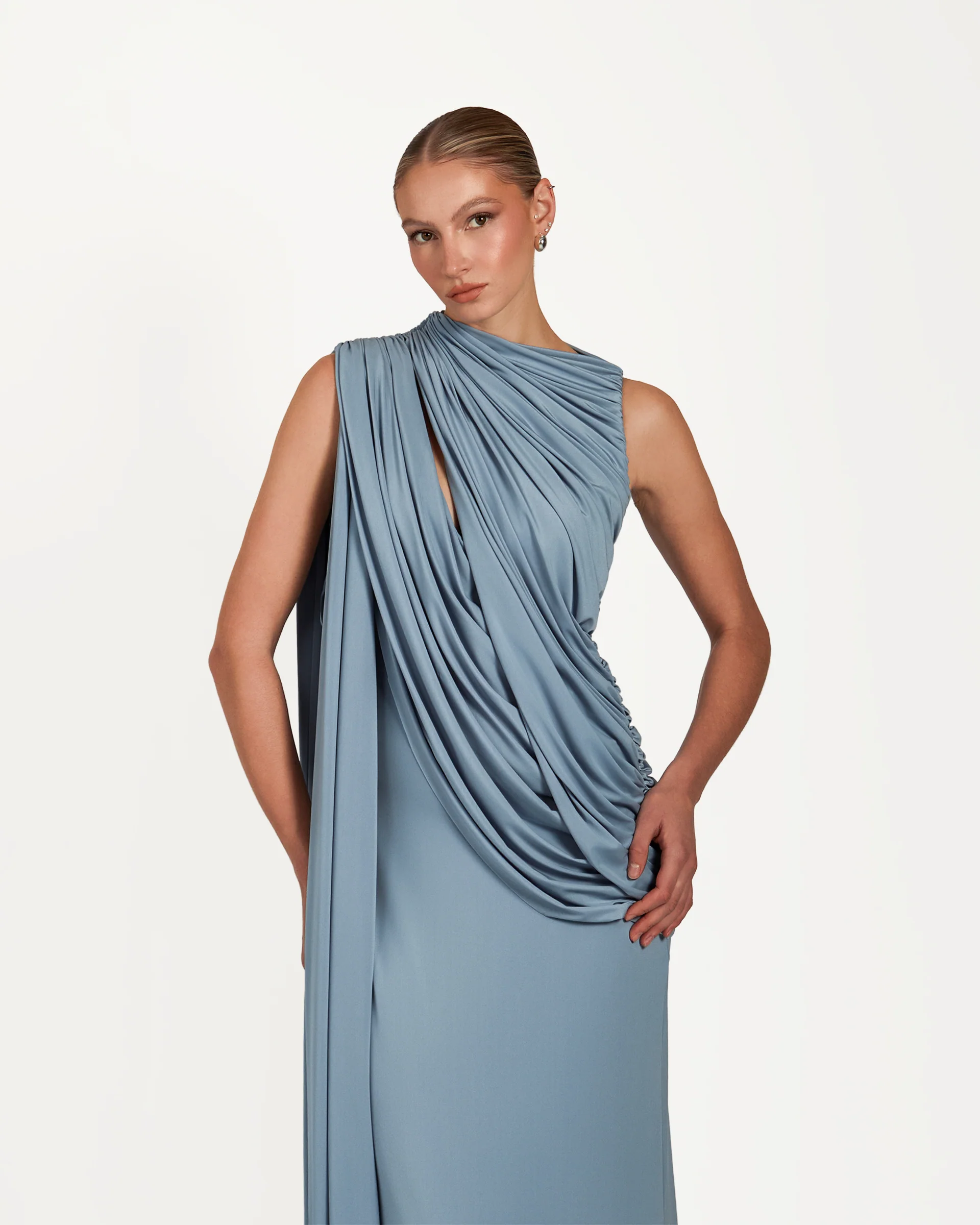 Kari Dress - Blue - Image 5