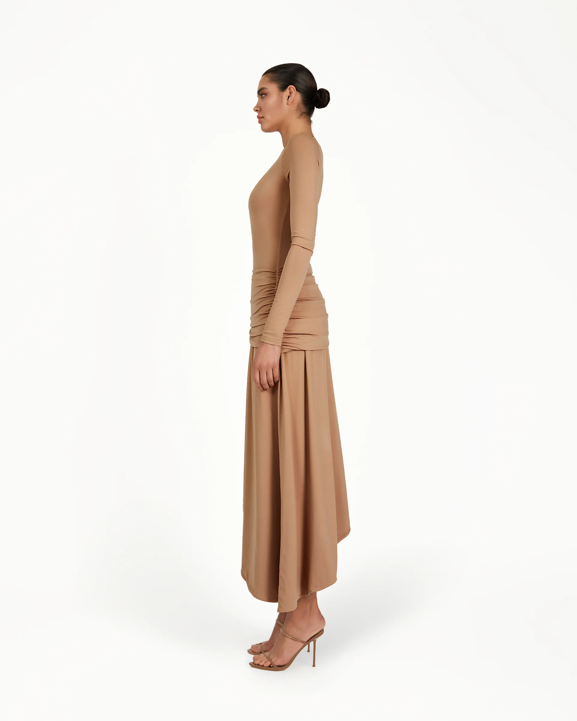 Kasmina Dress - Tan - Image 3