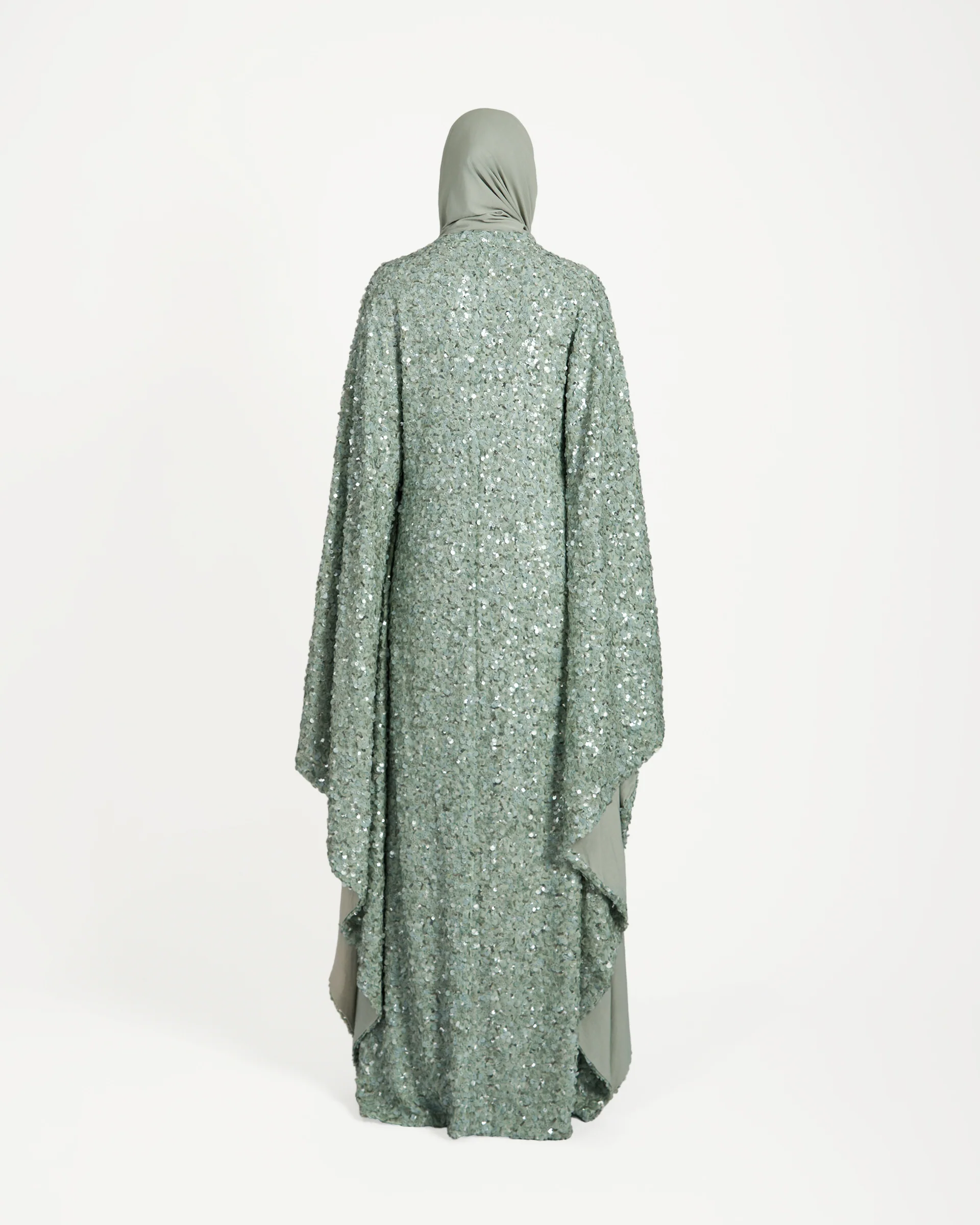 Kayal Abaya - Jade Green - Image 4