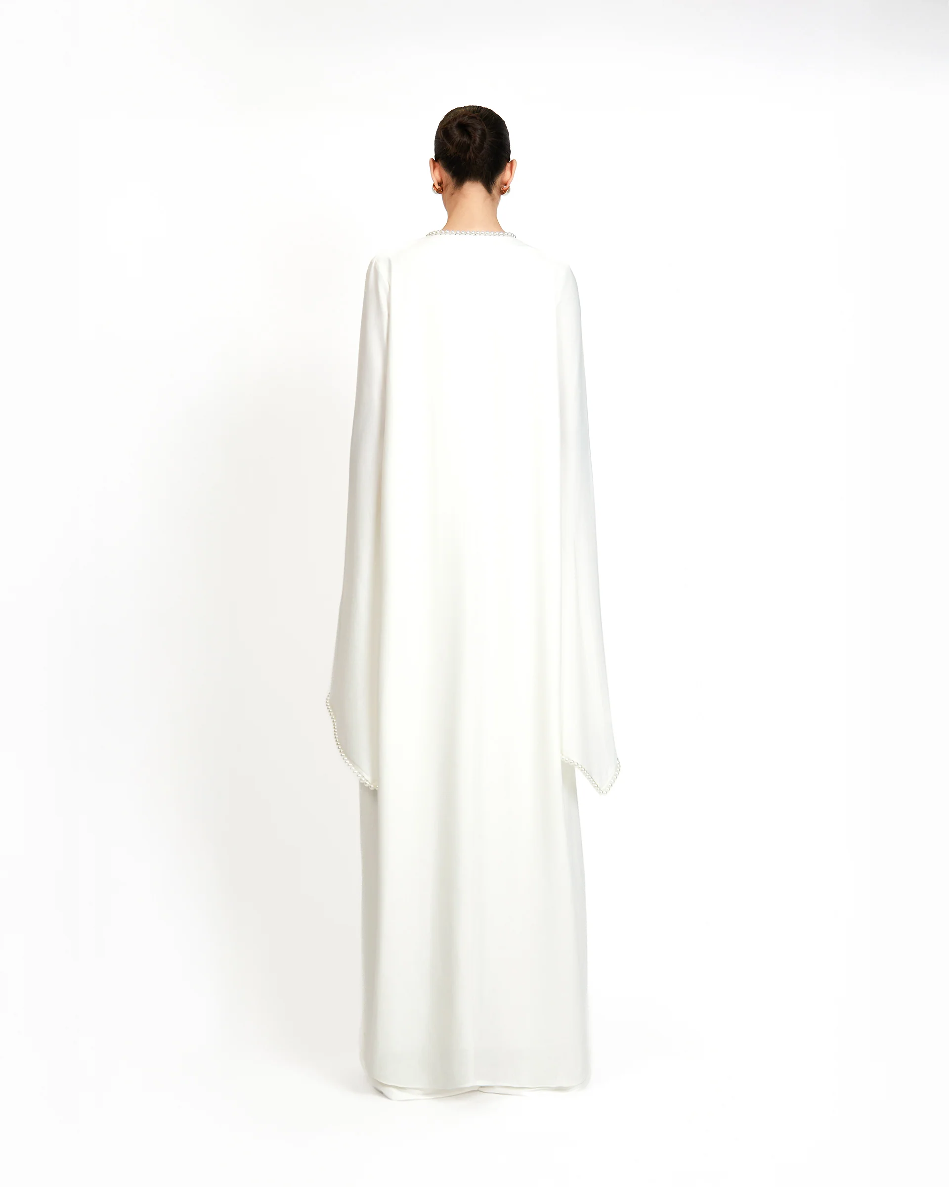 Kayesha Abaya - Ivory - Image 4