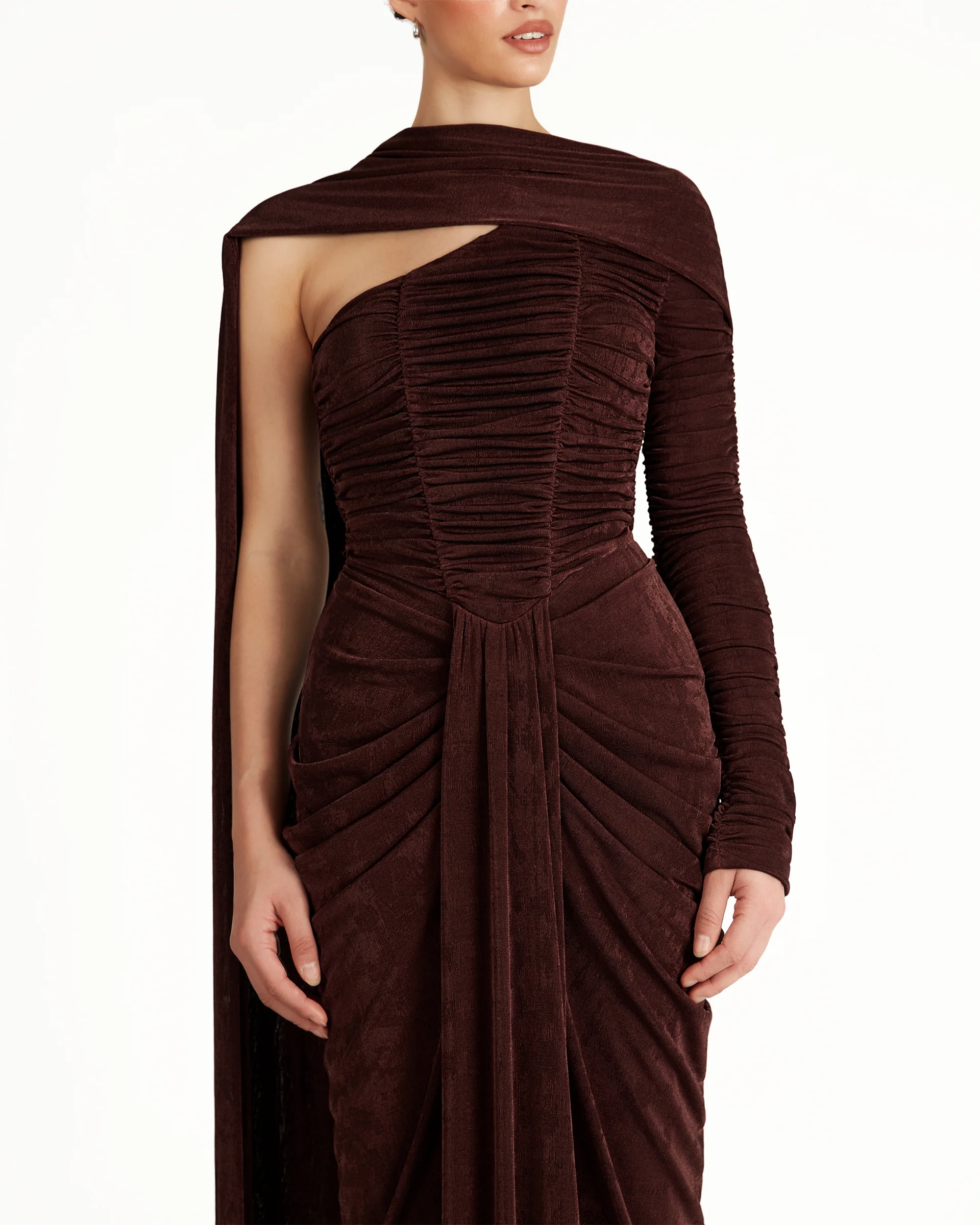Kemmiye Dress - Brown - Image 5