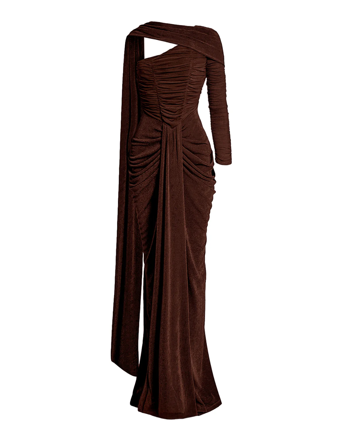 Kemmiye Dress - Brown - Image 7