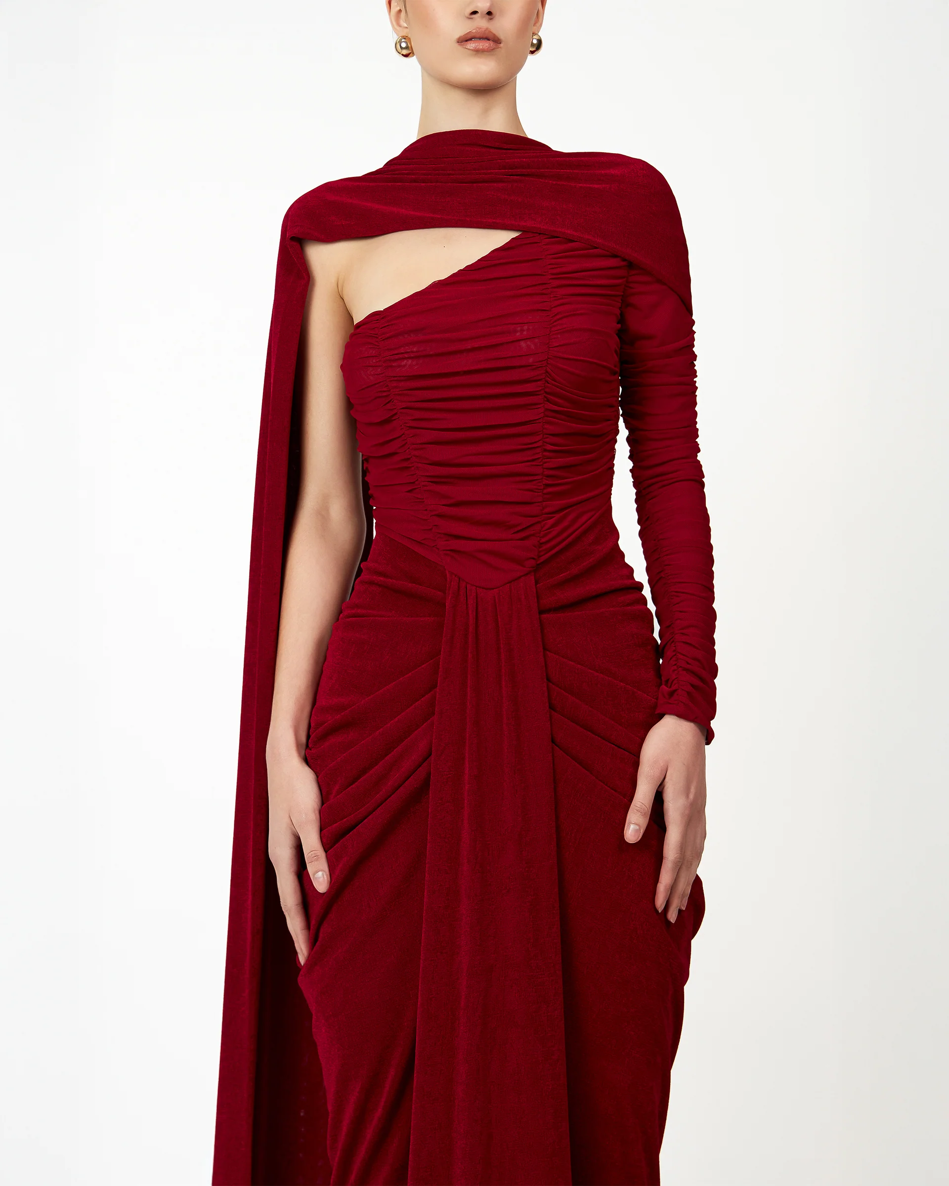 Kemmiye Dress - Red - Image 5