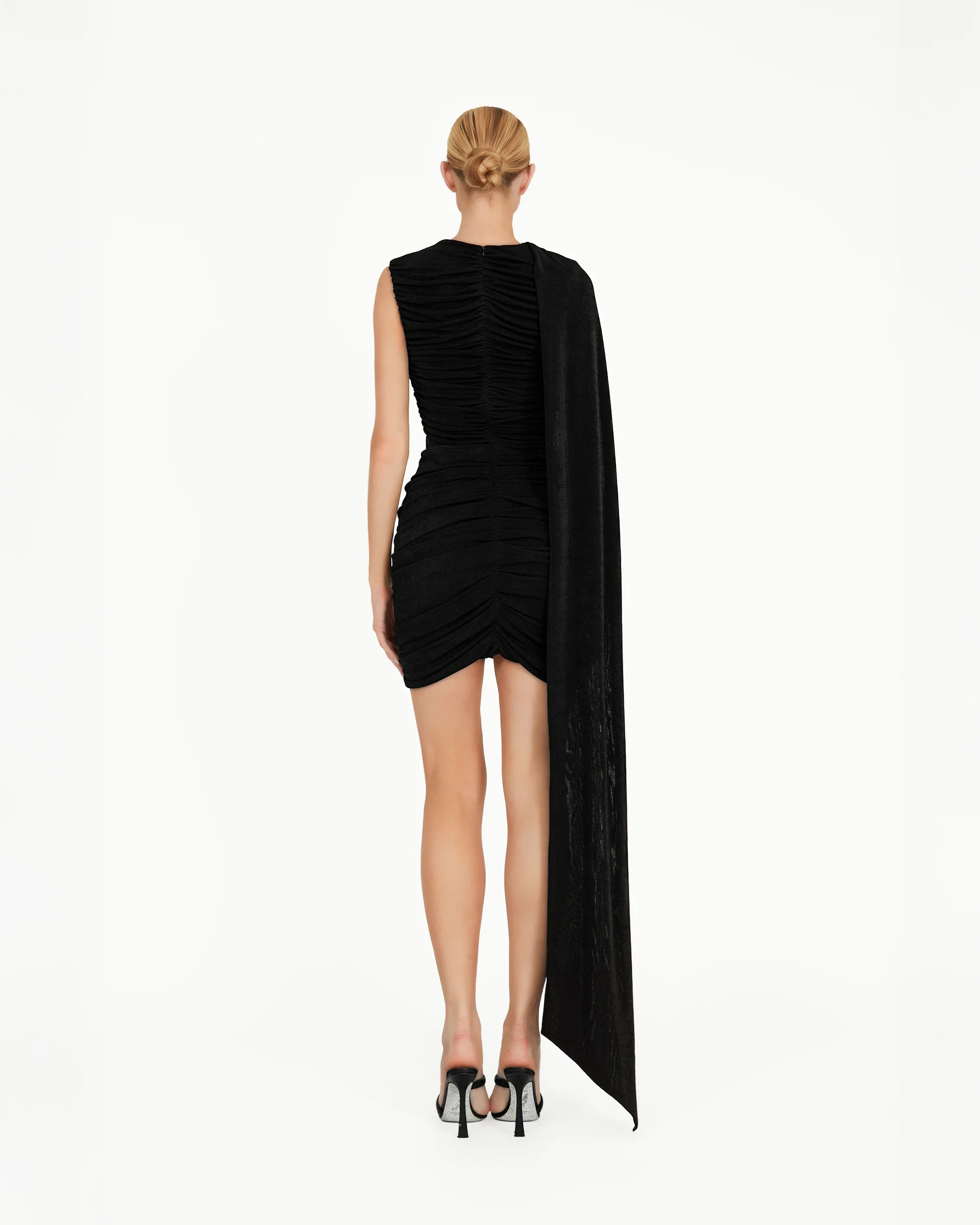 Kemmiye Mini Dress - Black - Image 4