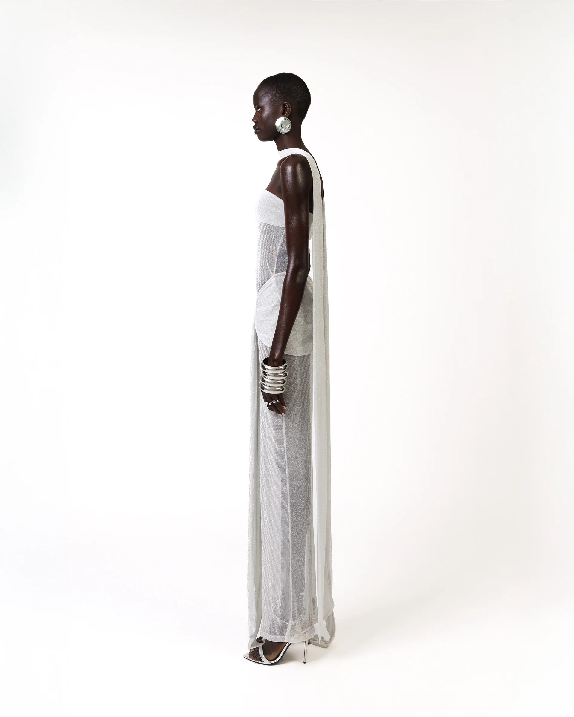 Kesca Dress - Silver - Image 3