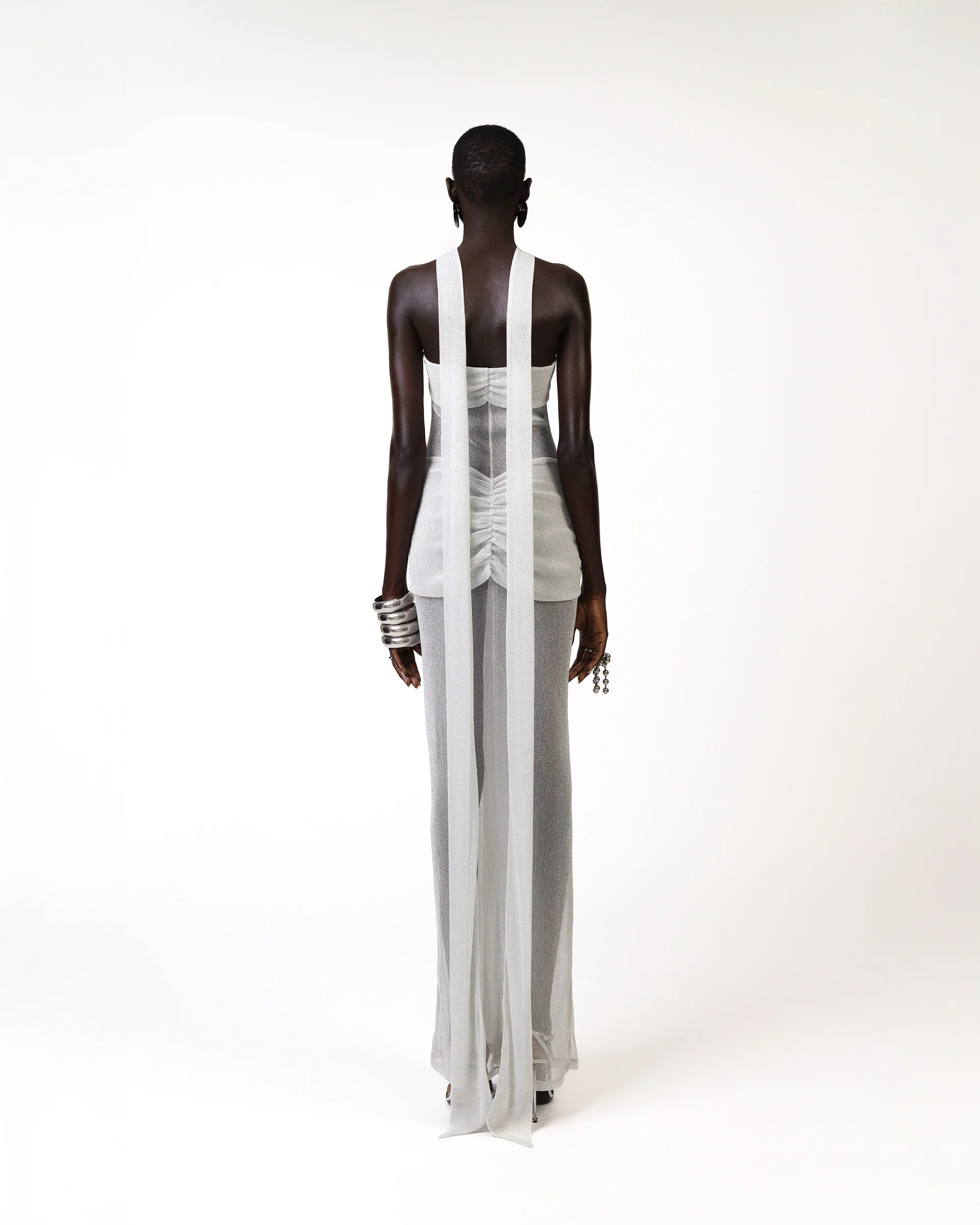 Kesca Dress - Silver - Image 4