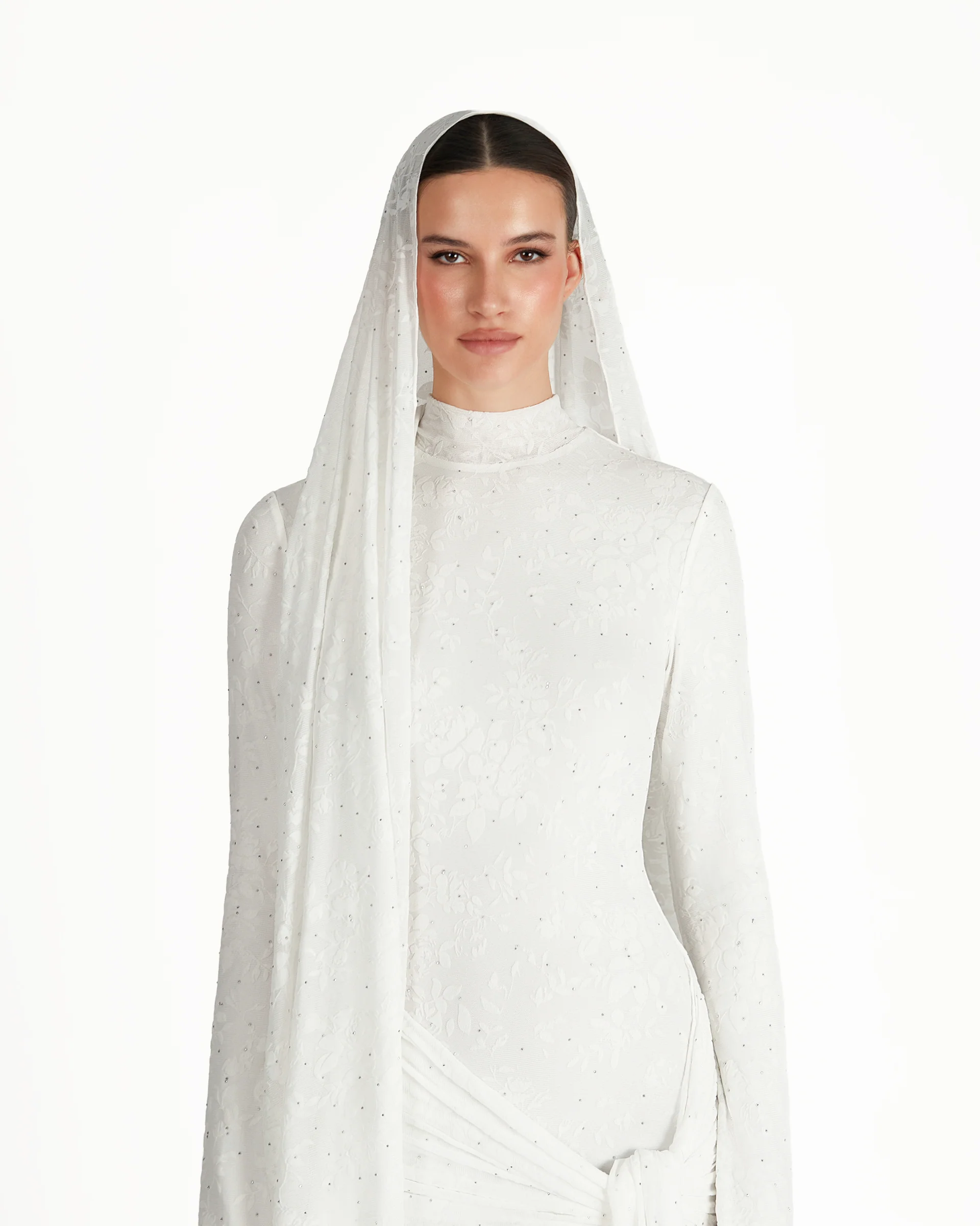 Kesme Scarf - White - Image 4