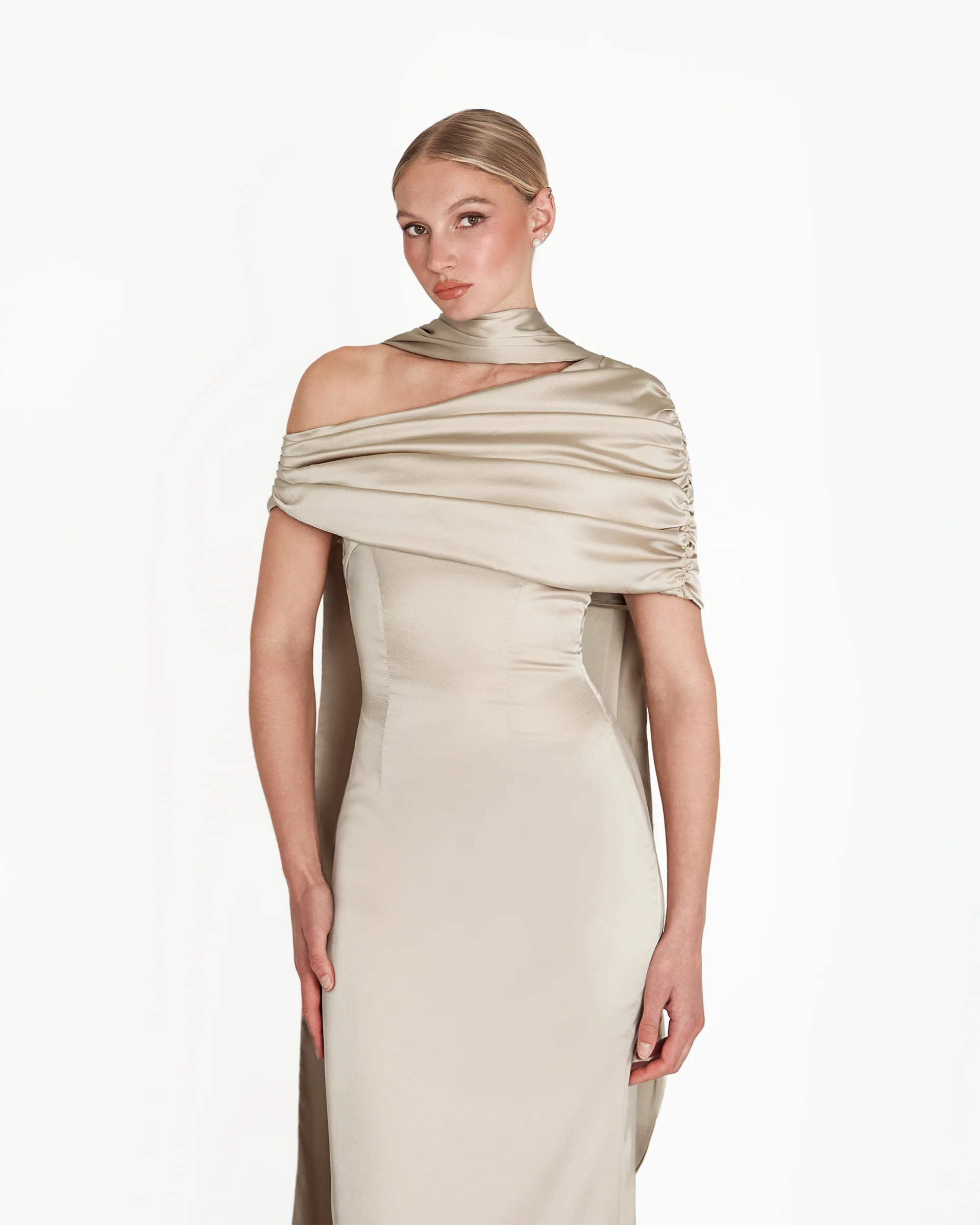 Kiris Dress - Champagne - Image 5