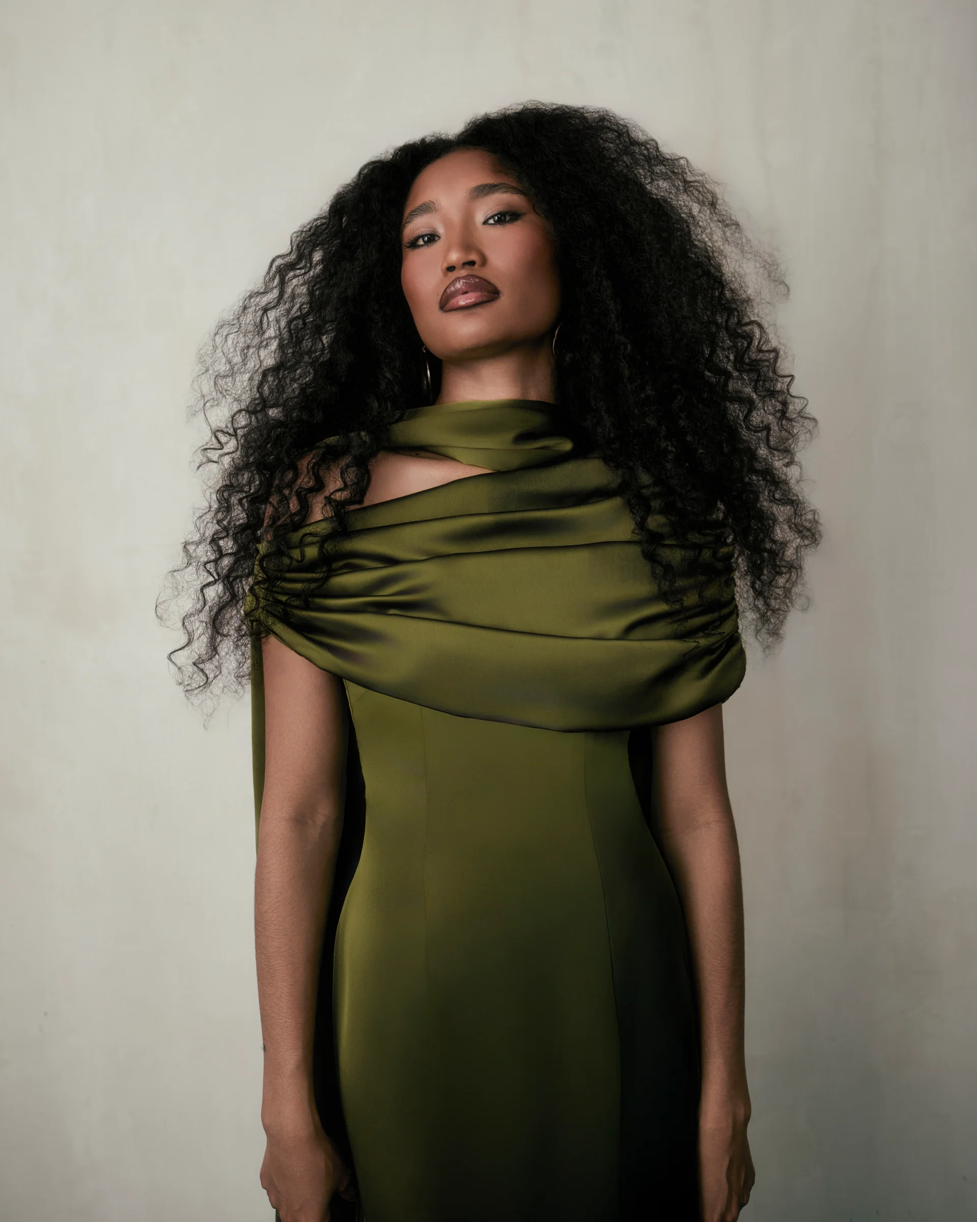 Kiris Dress - Olive Green - Image 2
