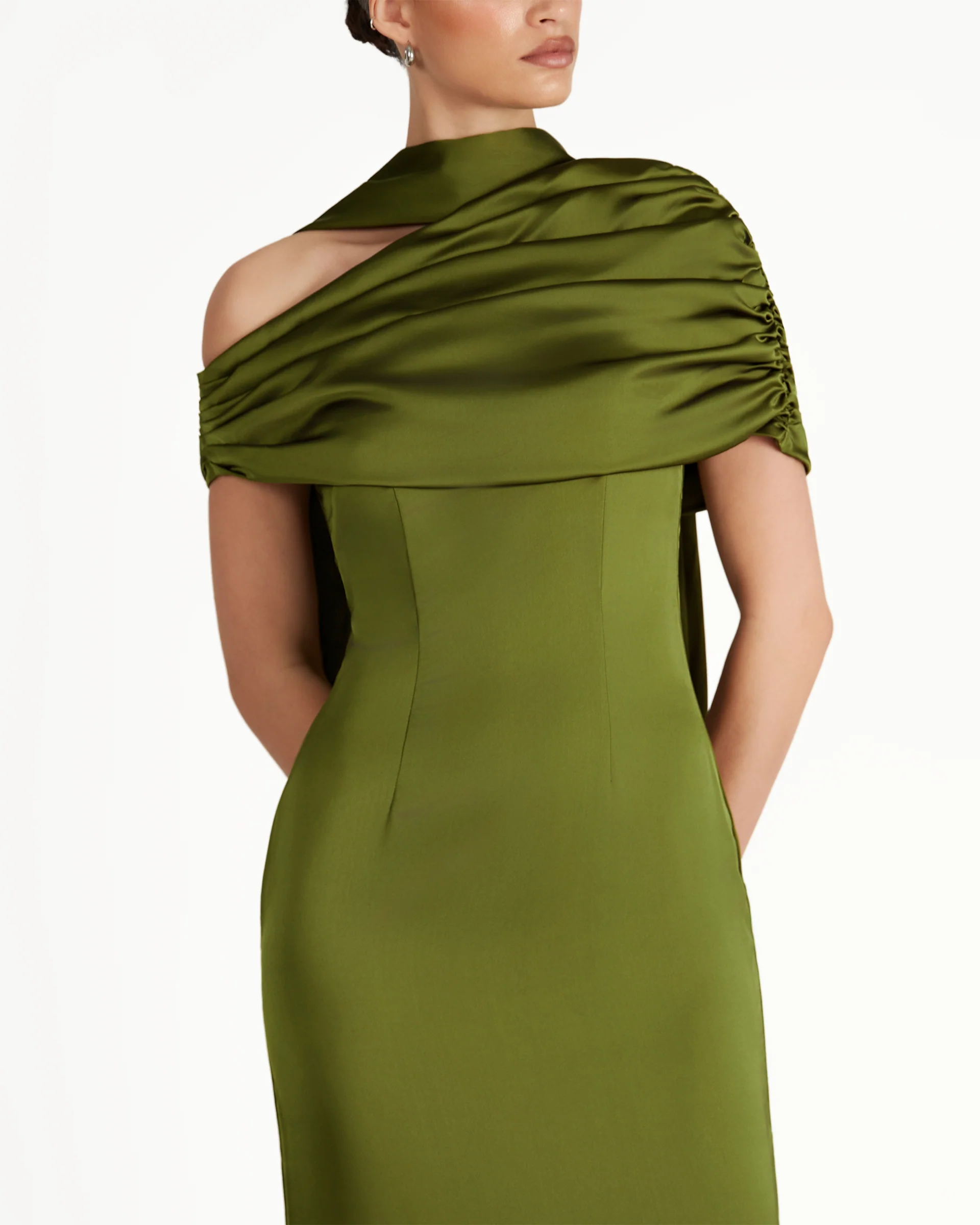Kiris Dress - Olive Green - Image 5