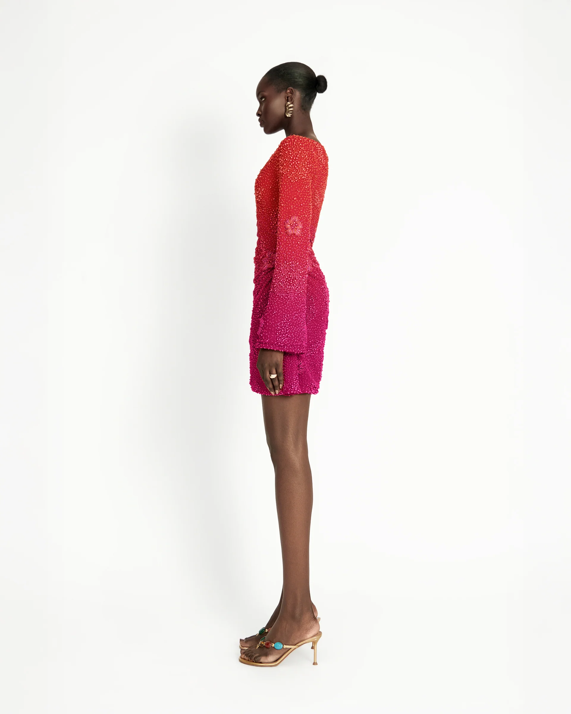 Kitha Mini Dress - Pink - Image 3