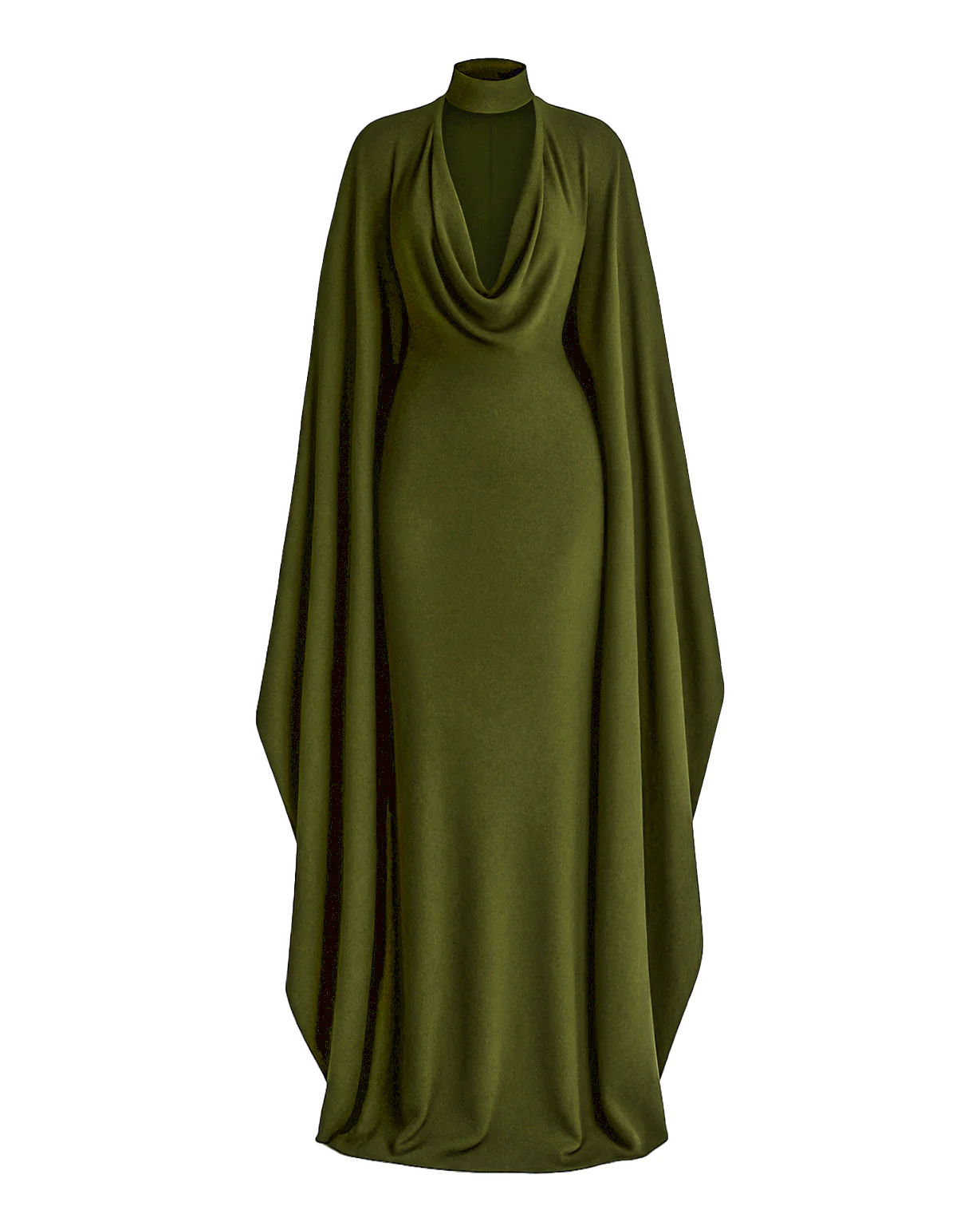 Klara Dress - Olive Green - Image 7