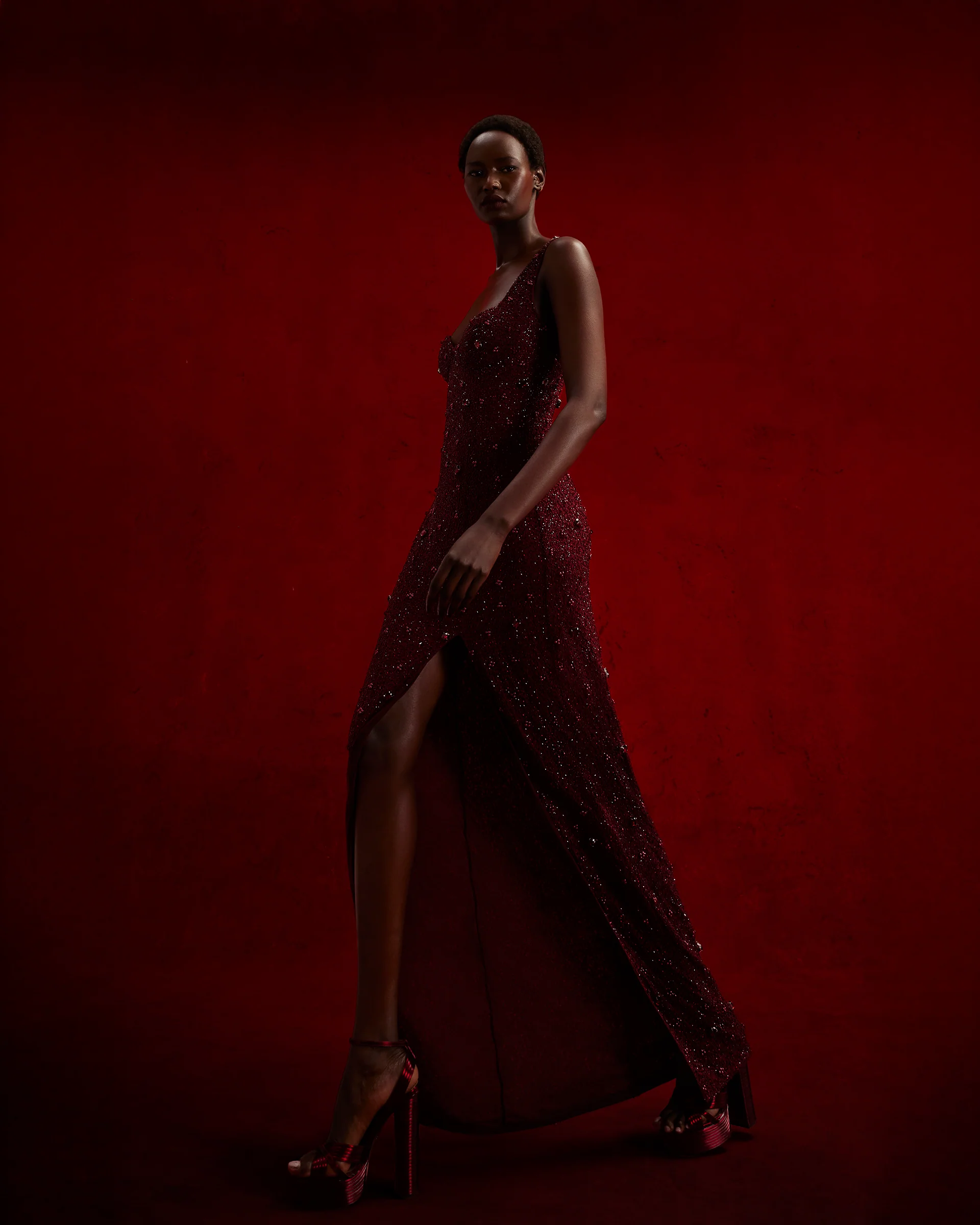 Kroon Maxi Dress - Red - Image 3