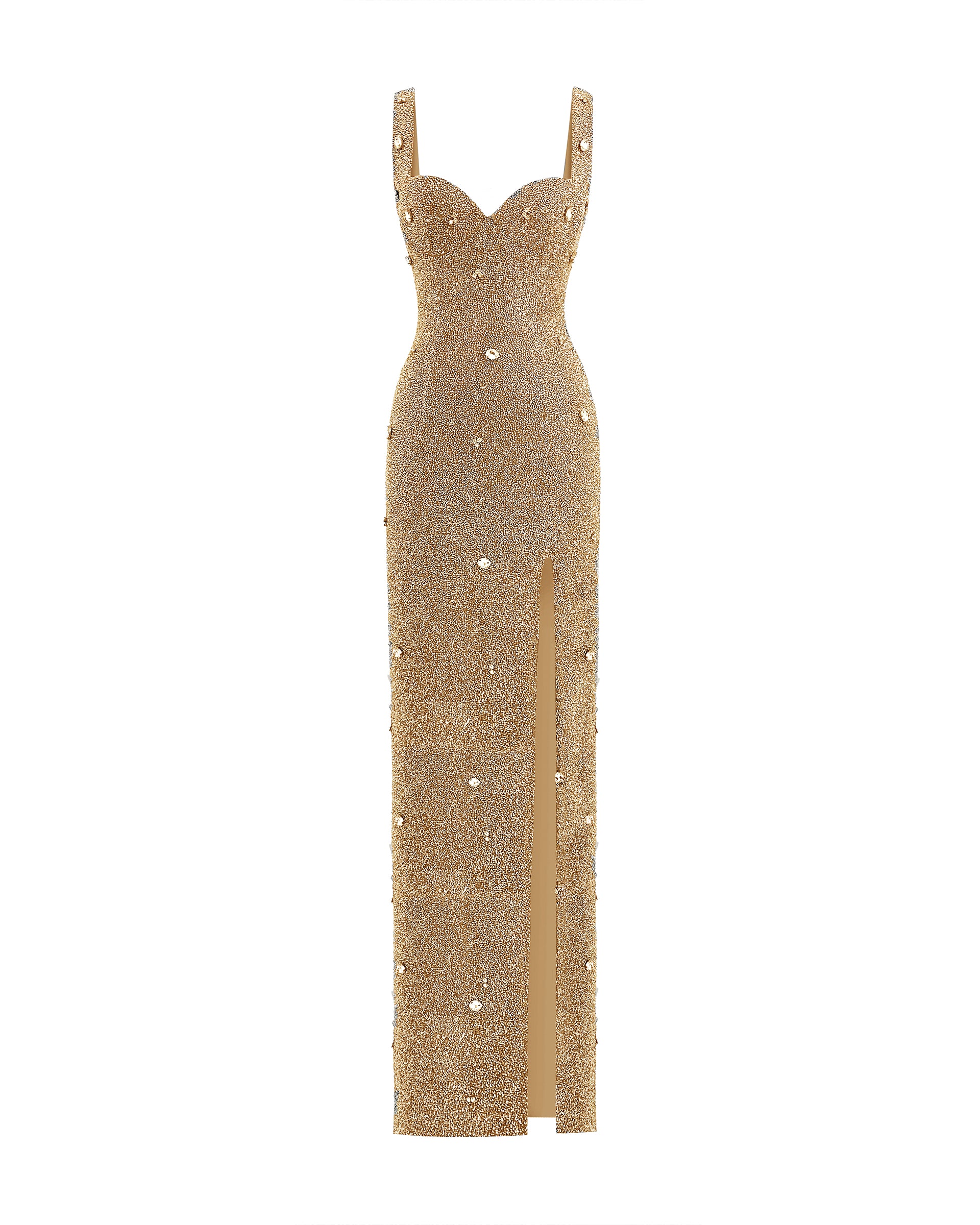 Kroon Maxi Dress - Gold - Image 6