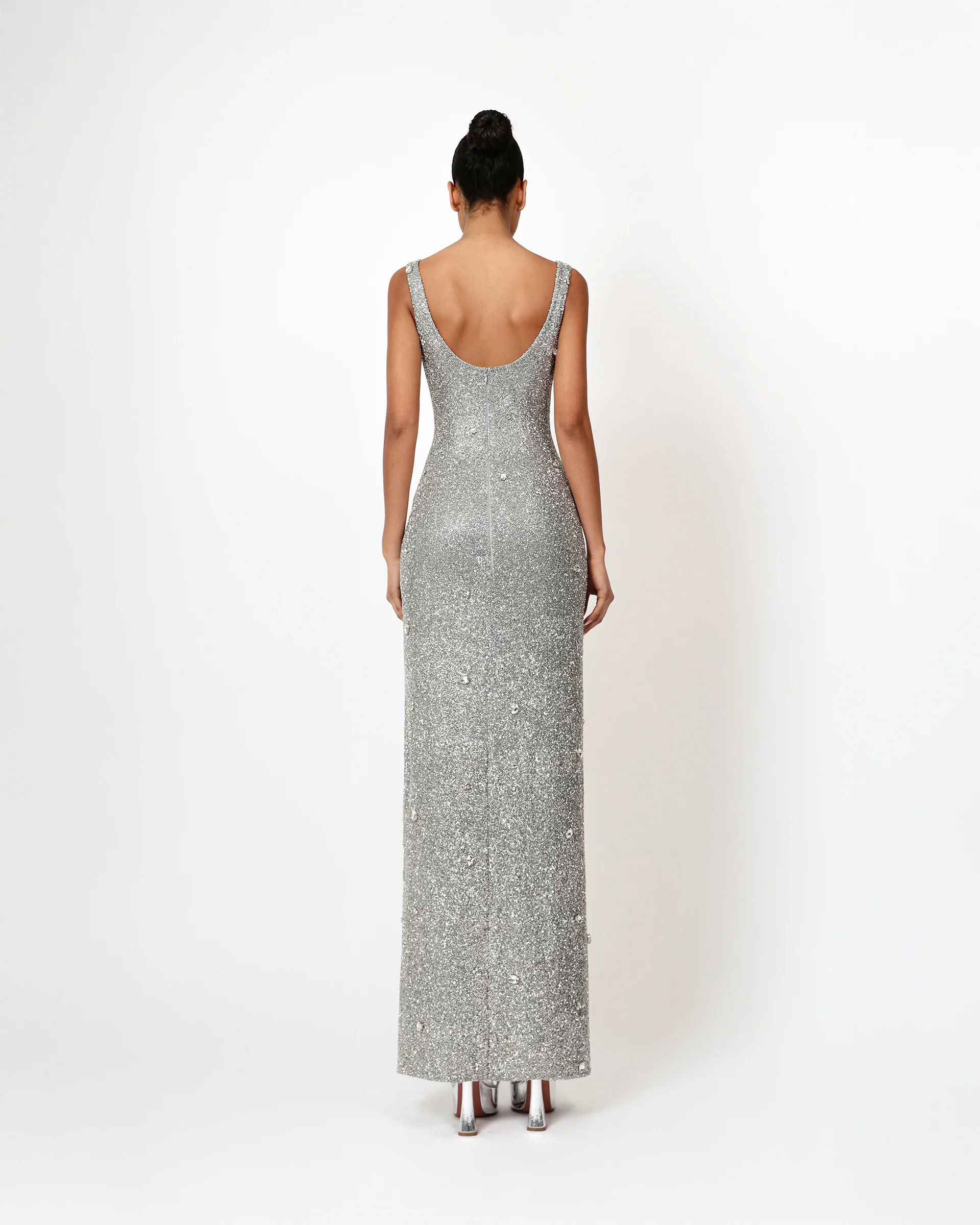Kroon Maxi Dress - Silver - Image 4